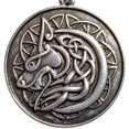 thumbnail image 1 of Collier Pendentif Loup Celtique, 1 of 4
