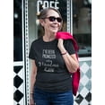 thumbnail image 2 of I've Been Promoted To Grandma Again! Women Black T-Shirt, Female Large, 2 of 4