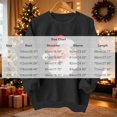 thumbnail image 3 of Women's Christmas Santa Print Sweatshirt, X-mas Party Holiday Crewneck Long Sleeve Fleece Lined Relaxed Tops, S-XXL, 3 of 7