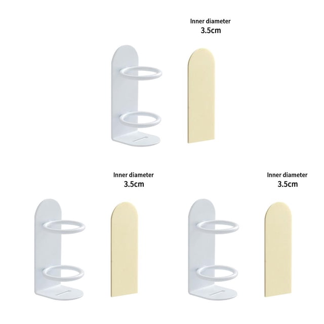 Injueey Soporte para cepillos de Soporte para cepillos de eléctrico montado en la pared Estante Organizador de estante de baño de Type1 NO1 Injueey CBP064129