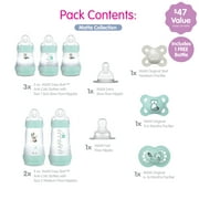 مجموعة هدايا MAM Baby Essentials Bottle & Pacifier، 10 قطع