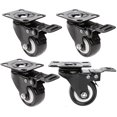thumbnail image 1 of Ruedas de cesta de playa de 4 piezas, ruedas de 360 grados Ruedas Ruedas de transporte Ruedas dobles con 4 ruedas de servicio pesado con freno Adecuado para sillas de playa, muebles Xemadio LKX-1933, 1 of 9