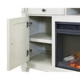 thumbnail image 2 of 67" Fireplace Console Entertainment Fully Assembled White, 2 of 9