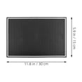 thumbnail image 2 of LITINKIMI Coffee Pad For Countertop Black White Edges 1Set 11.79X5.89X0.39In, 2 of 8