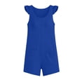 thumbnail image 5 of AUNVITO Women's Sleeveless Romper Round Neck Vest Style with Pockets Casual Chic Solid Color, 5 of 5