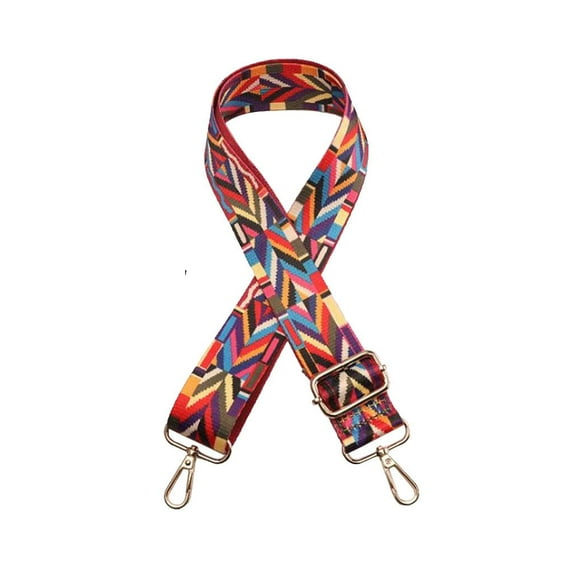 Sangle de Remplacement pour Sac à Main Style Guitare Multicolore en Toile (25)