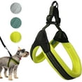 thumbnail image 1 of Sporn Medium Dog Harness, Yellow, Easy-Fit Mesh, No-Choke, Reflective, Lightweight, Durable, Hand-Washable, for Medium Breeds, 1 of 7