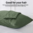 thumbnail image 5 of NEXHOME PRO 100% Organic Cotton King Pillowcases Set of 2, Envelope Closure, Soft Durable Pillow Cases for Bed (20x36 inch, Forest Green), 5 of 6