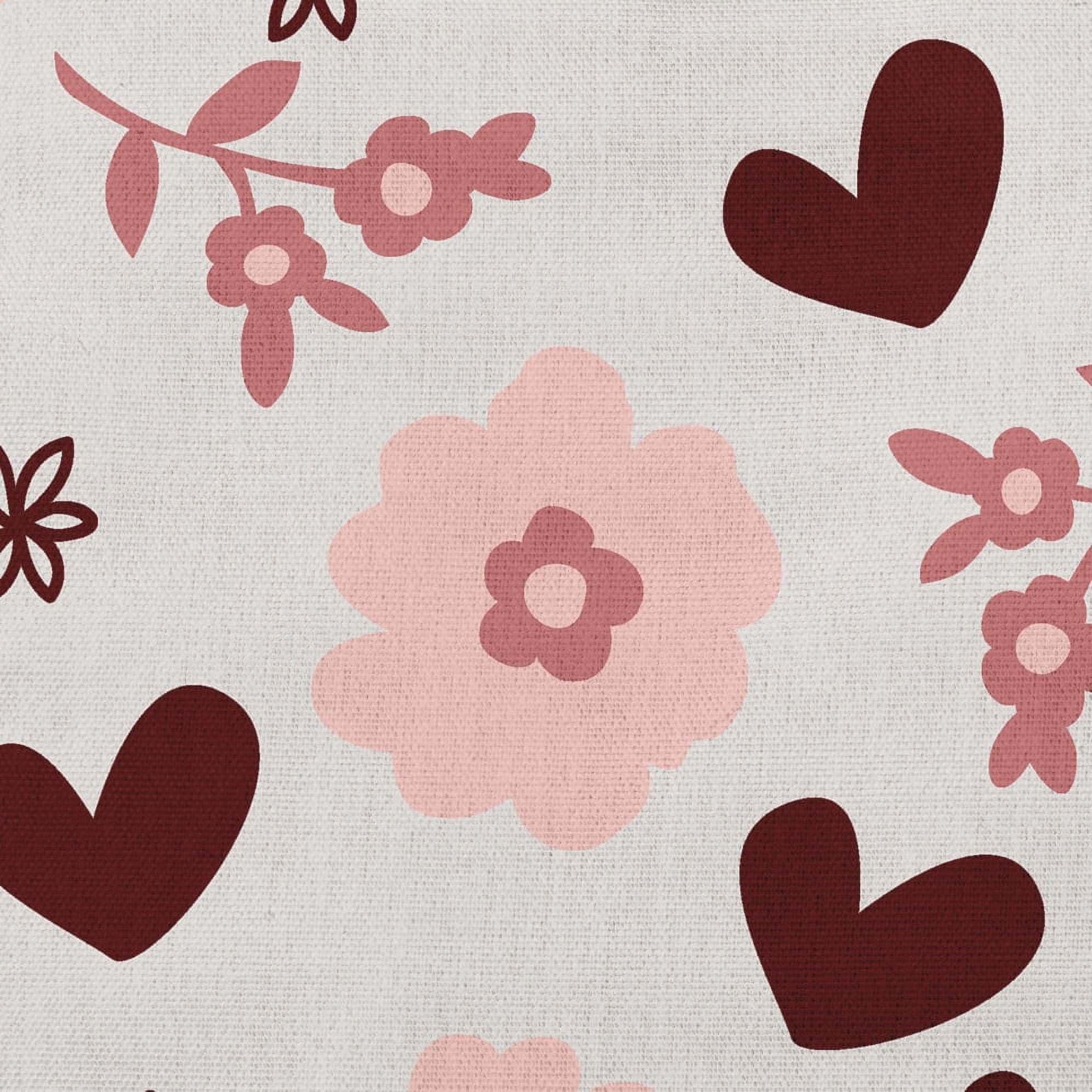 Simply Daisy 26 inch Flowery Love Valentines Decorative Throw Pillow