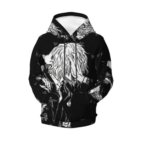 Shigaraki Tomura Teen Boys Girls Hoodies 3D Printed Hooded Sweatshirts for Kids Long Sleeve Casual Unisex Pullovers with Pockets