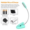 thumbnail image 3 of LEPOWER Clip on Book Light, Reading Light, Battery & USB Operated, Bed Light for Kids, Bookworms, Students, Green, 3 of 7