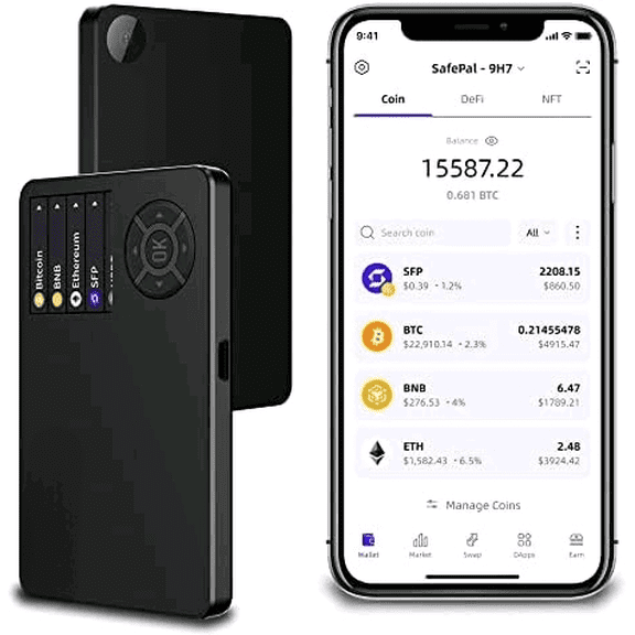 S1 Cryptocurrency Hardware Wallet, Open Source Crypto Wallet, Securely Stores Private Keys, Cold Storage for Bitcoin, Ethereum and More Tokens, NFTs, Seed Phrases & Crypto Assets$$Office