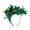 Green, variant on CXHEGBEJ Feather Headbands for Women Hair Hoop Party Hair Accessories Tea Party Cocktail Fascinator Hairbands Headpiece Black