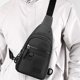 thumbnail image 4 of Xihbxyly Bolsa de Pecho de Negocios, Diseño Antirrobo E Impermeable, Puerto de Carga Usb, Correa de Hombro Transpirable, Práctica para Viajes Al Aire Libre, Bandolera de Ciclismo para Hombre, Verde/A, 4 of 7