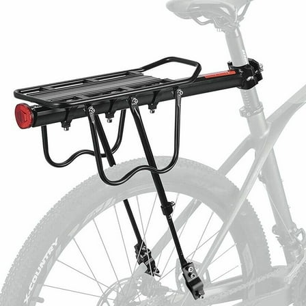 ASKITO Rear Bike Rack, 115lbs Bicycle Cargo Rack with Reflector, Universal Adjustable Cycling Equipment Stand Accessories