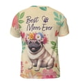 thumbnail image 2 of Best Pug Mom Ever Happy Mother's Day All Over Print 3D Shirt Unisex Merch Dog Lover Gifts - 02002, 2 of 6