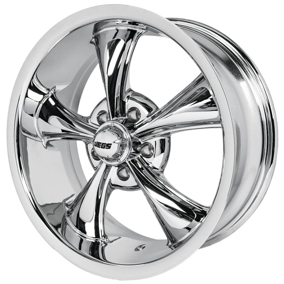 JEGS 681361 Resto-Rod Wheel Size: 18 x 9.5 Bolt Pattern: 5 x 4.75 Back Spacing: