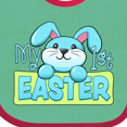 thumbnail image 3 of Inktastic My First Easter Cuddly Blue Bunny Boys or Girls Baby Bib, 3 of 3