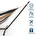 thumbnail image 2 of QinaQin Hamac Double pour 2 Personnes avec Support en Acier Robuste, 450 Lb, Café, 2 of 6