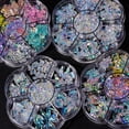 thumbnail image 6 of UDIYO 1 Box Nail Decals Cute 3D Effect Resin Nails Aurora Rhinestone Tools DIY Supplies, 6 of 7