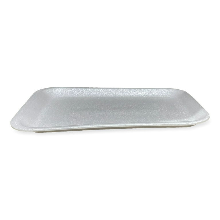 Meat Trays, #4S, 9.5 x 7.25 x 0.5, White, 500/Carton Meat Trays, #4S, 9.5 x 7.25 x 0.5, White, 500/Carton