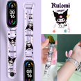 thumbnail image 2 of Pulseras Kawaii Sanrio Kuromi para Xiaomi 7/6/5/4/3, pulsera Mi Band, correa de reloj de dibujos animados, accesorios de correa de reloj para niños, 2 of 4