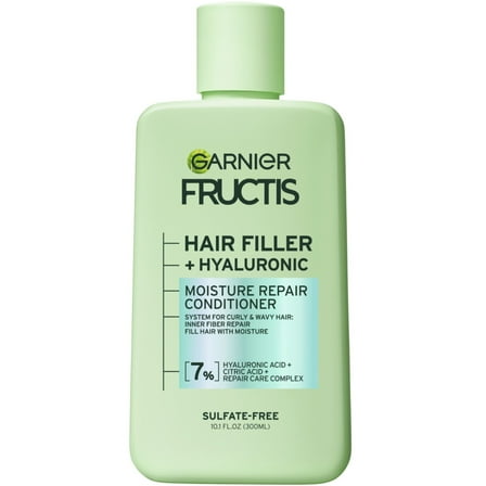 Garnier Fructis Hair Filler Moisture Repair Squeeze Conditioner with Hyaluronic Acid, 10.1 fl oz