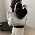 thumbnail image 2 of Bolso Elegante Hombro Sencillo Transporte Mujer Gran Capacidad Letras Impresas Bolsas Diarias, 2 of 9