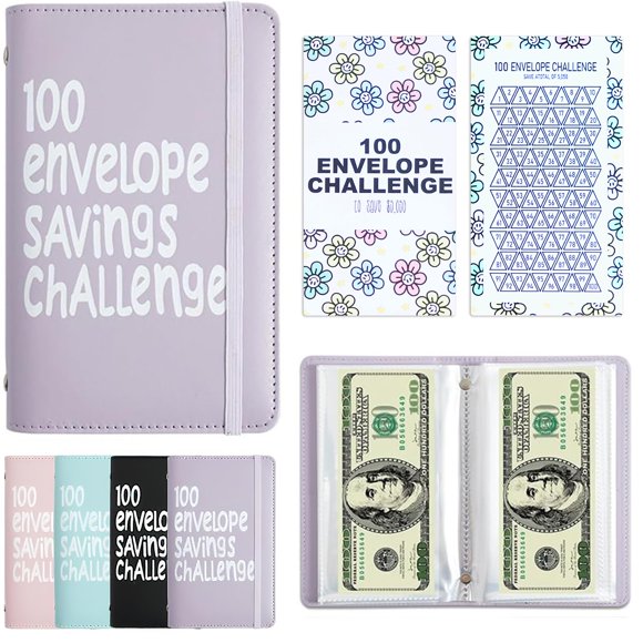 Carpeta de ahorro APMFHO con 100 sobres de PU leather
