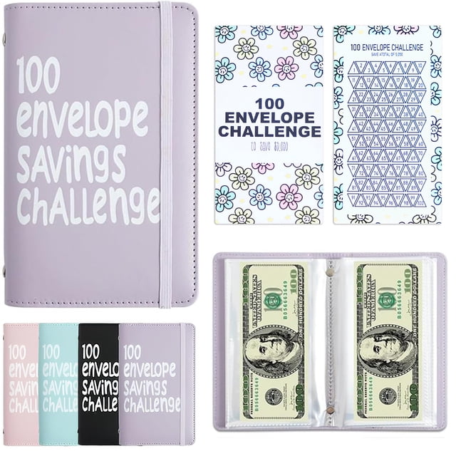 Carpeta de ahorro APMFHO con 100 sobres de PU leather