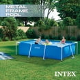 thumbnail image 4 of INTEX Rectangular Frame 9ft 10in x 29.5 Above Ground Swimming Pool with Flow Control Valve, 4 of 8
