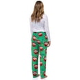 thumbnail image 5 of Sesame Street Elmo Pajamas Women's Ornament Design Plush Fleece Lounge Sleep Pants, 5 of 7