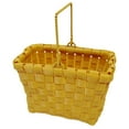 thumbnail image 1 of Plastic Woven Basket Storage Basket Desktop Organizer Small Fruit Basket with Handle, 1 of 8