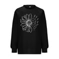 thumbnail image 4 of Weikingp Cotton Sweatshirts for Women Women's Sweatshirt Pullover Sweaters for Women Cute Sweatshirts for Women Crewneck Sweatshirt Multi-color S, 4 of 4