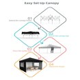 thumbnail image 4 of Soonbuy 10x10 Feet Instant Pop-Up Canopy Tent, 3 Detachable Sidewalls, 4 of 6