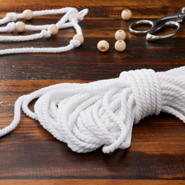 Macramé Cotton Cord by Loops & Threads®, 25yd.