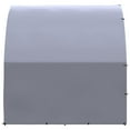 thumbnail image 5 of vidaXL Outdoor Chicken Coop 9.8'x78.7'x6.6' Galvanized Steel, 5 of 7