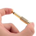 thumbnail image 1 of 5x Gold Plated 6.35mm 1/4 inch Male Mono Plug to RCA Female 6.5mm Jack Audio Stereo Adapter Connecto, 1 of 5