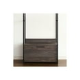 thumbnail image 3 of Klair Living Monica Wood and Metal Walk-in Closet with 1-Drawer in Rustic Gray, 3 of 4
