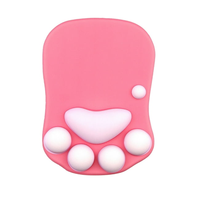 Wweixi Unique Mouse Mat With Wrist Support For Safe And Comfortable Cute And Stylish DS-008 rose red 1Set