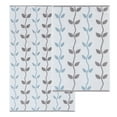 thumbnail image 2 of Modern Threads Organic Vines 6-Piece Cotton Adult Bath Towel Set, Blue, 2 of 16