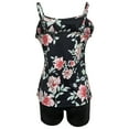 thumbnail image 5 of Aboser Women's Two Piece Bathing Suit, Modest Tankini Swimsuits for Women Tummy Control Beachwear Floral Swim Dress Swim Suits with Boyshorts on Clearance, 5 of 6