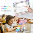 thumbnail image 4 of Case for iPad Mini 7th/6th Generation 8.3 inch 2024/2021, 360 Degree Rotating Hand Grip Shockproof Cover with Shoulder Strap, Colourful Pink, 4 of 7