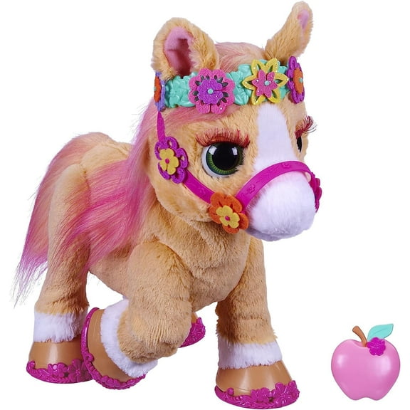 furReal Cinnamon, My Stylin’ Pony Toy, Interactive Pets Toys for 4 Years Old & Up