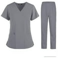 thumbnail image 1 of Uniformes Médicaux en Tissu à Manches Courtes pour Femmes Infirmières, 1 of 5