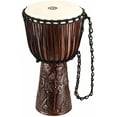thumbnail image 2 of Meinl Percussion Style Professional Djembe Hand Drum Circle Instrument, Carved Mahogany — NOT Made in China — African Mali Weave Ropes and Rawhide, 2-Year Warranty (PROADJ2-M), 2 of 4