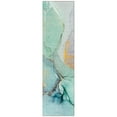 thumbnail image 2 of Addison Rugs Chantille Indoor/Outdoor Transitional Watercolors Teal Washable Runner Rug, 2'3" x 7'6", 2 of 6