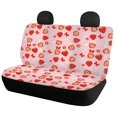 thumbnail image 5 of Psesaysky Car Back Seat Covers for Auto Interior Automotive, Strawberry Butterfly 2 Pack Car Rear Seat Protectors Protects Against Dirt and Scratch Easy to Install, 5 of 7