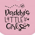 thumbnail image 4 of Inktastic Daddy's Little Girl with Hearts Flower and Butterfly Girls Baby Bib, 4 of 4