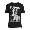 thumbnail image 4 of Tupac Men's Trust Nobody T-Shirt with Short Sleeves, 4 of 5